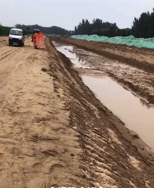 枣庄峄城区河道降水